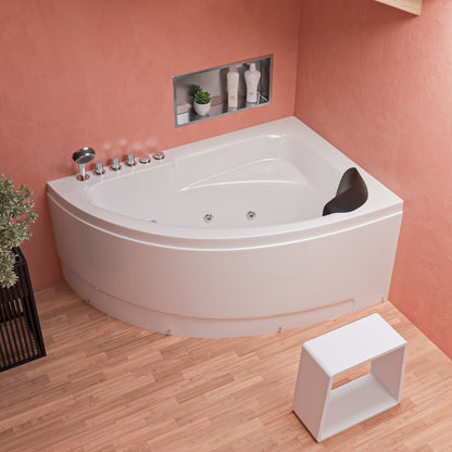 Single Person Corner Whirlpool Bathtub by Eago