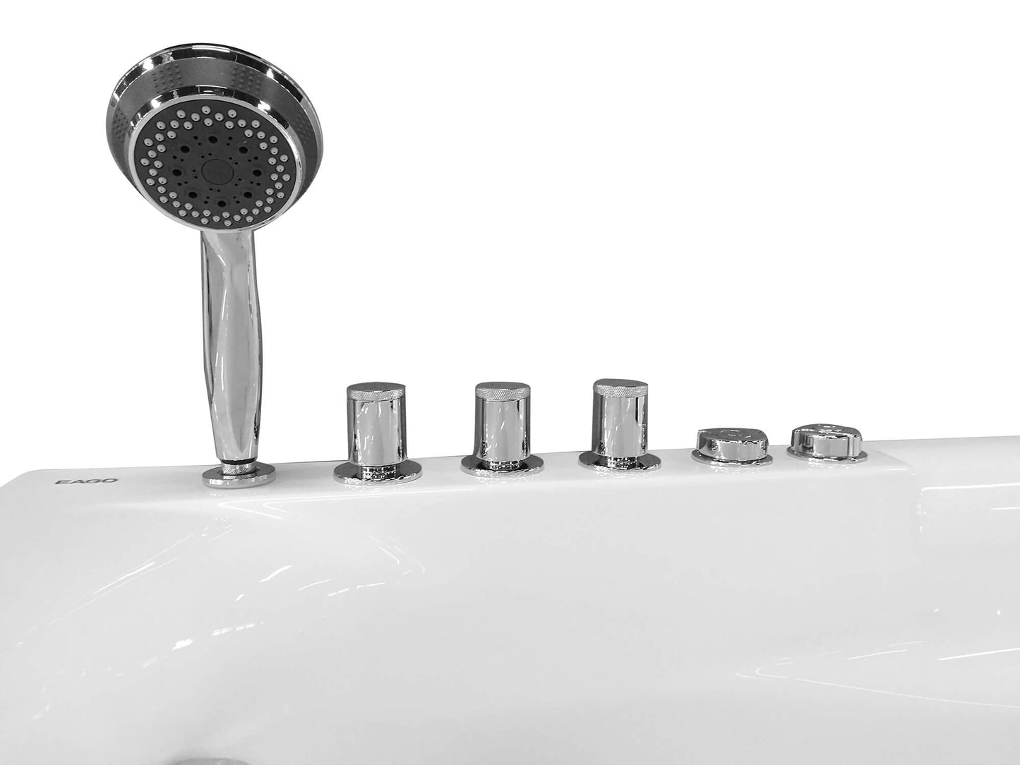 Single Person Corner Whirlpool Bathtub by Eago