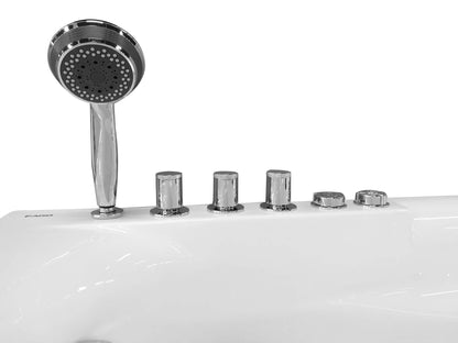 Single Person Corner Whirlpool Bathtub by Eago