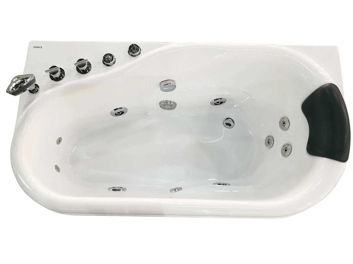 Jetted Whirlpool Bathtub W/ Fixtures by Eago