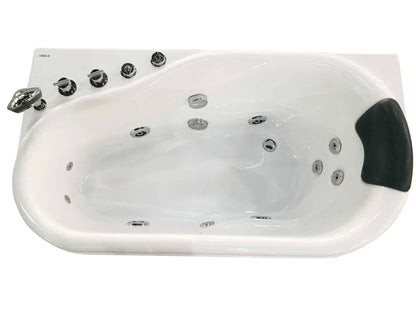 Jetted Whirlpool Bathtub W/ Fixtures by Eago