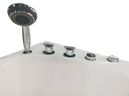 Jetted Whirlpool Bathtub W/ Fixtures by Eago