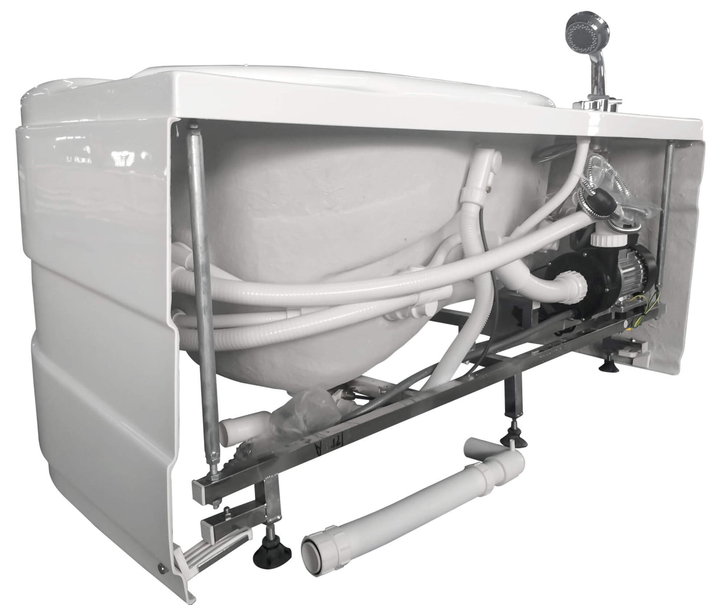 Jetted Whirlpool Bathtub W/ Fixtures by Eago
