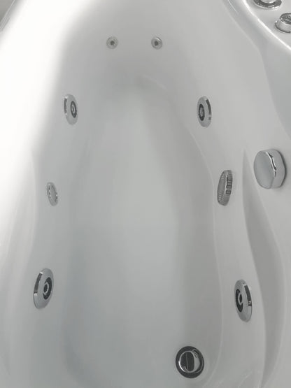 Jetted Whirlpool Bathtub W/ Fixtures by Eago