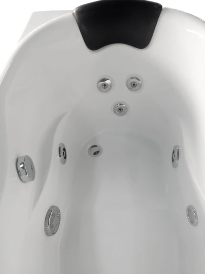 Jetted Whirlpool Bathtub W/ Fixtures by Eago