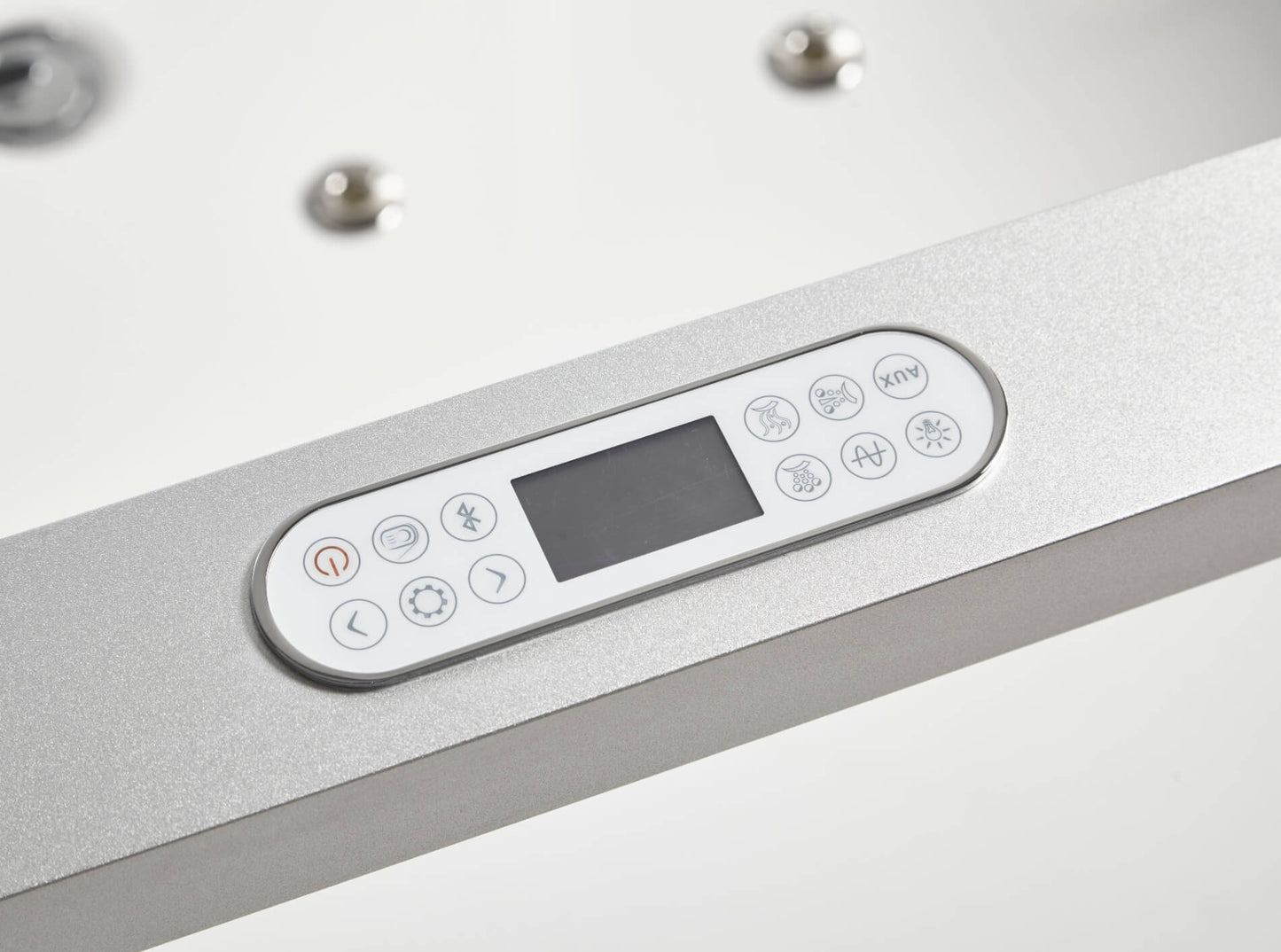 Clear Rectangular Acrylic Whirlpool Bathtub for Two by Eago
