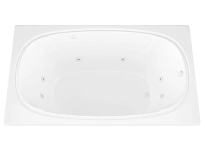 Atlantis Whirlpools Charleston 48 x 72 Rectangular Whirlpool Jetted Bathtub