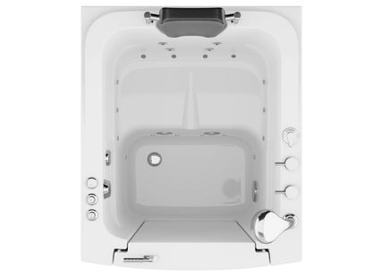 Coupe Series 32 in. x 38 in. Right Swinging Door Walk-In Whirlpool and Air Tub with Right Swinging Door in White