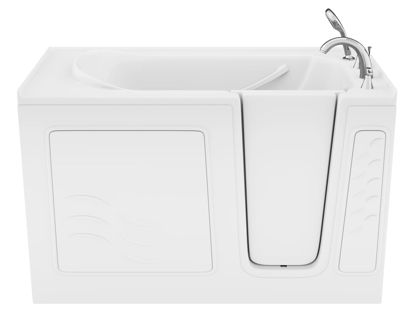 Value Series 30 in. x 60 in. Right Drain Quick Fill Walk-In Soaking Tub in White