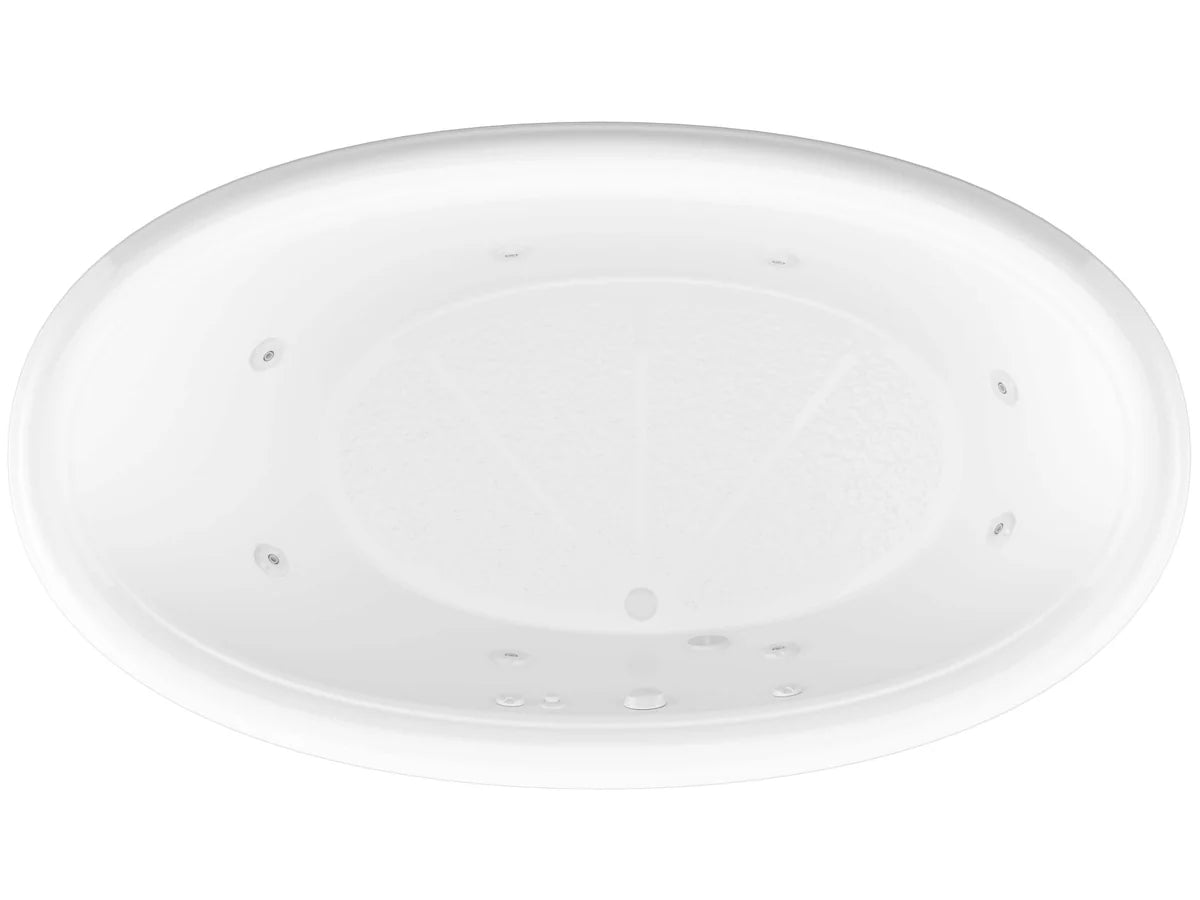 Atlantis Whirlpools Petite 44 x 78 Oval Whirlpool Jetted Bathtub