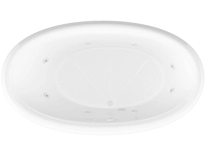 Atlantis Whirlpools Petite 44 x 78 Oval Whirlpool Jetted Bathtub