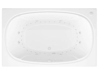 Atlantis Whirlpools Charleston 48 x 78 Rectangular Air & Whirlpool Jetted Bathtub