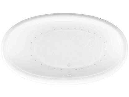 Atlantis Whirlpools Petite 44 x 78 Oval Air Jetted Bathtub