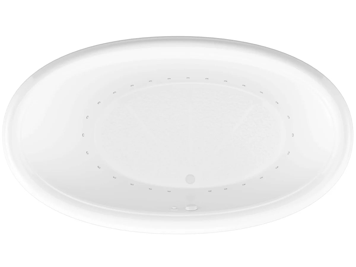 Atlantis Whirlpools Petite 44 x 78 Oval Air Jetted Bathtub