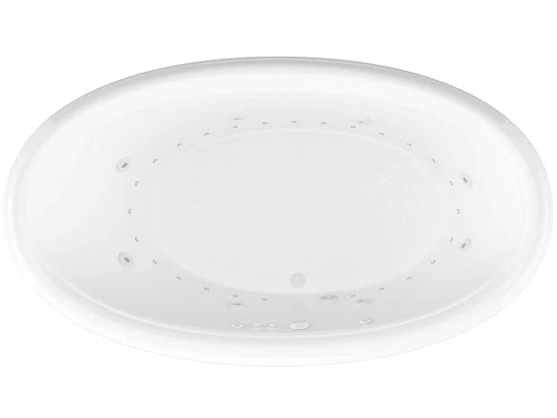 Atlantis Whirlpools Petite 44 x 78 Oval Air & Whirlpool Jetted Bathtub