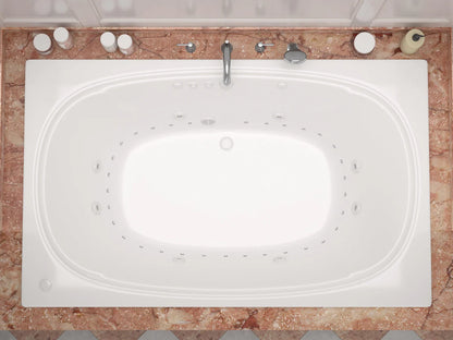 Atlantis Whirlpools Charleston 48 x 78 Rectangular Air & Whirlpool Jetted Bathtub