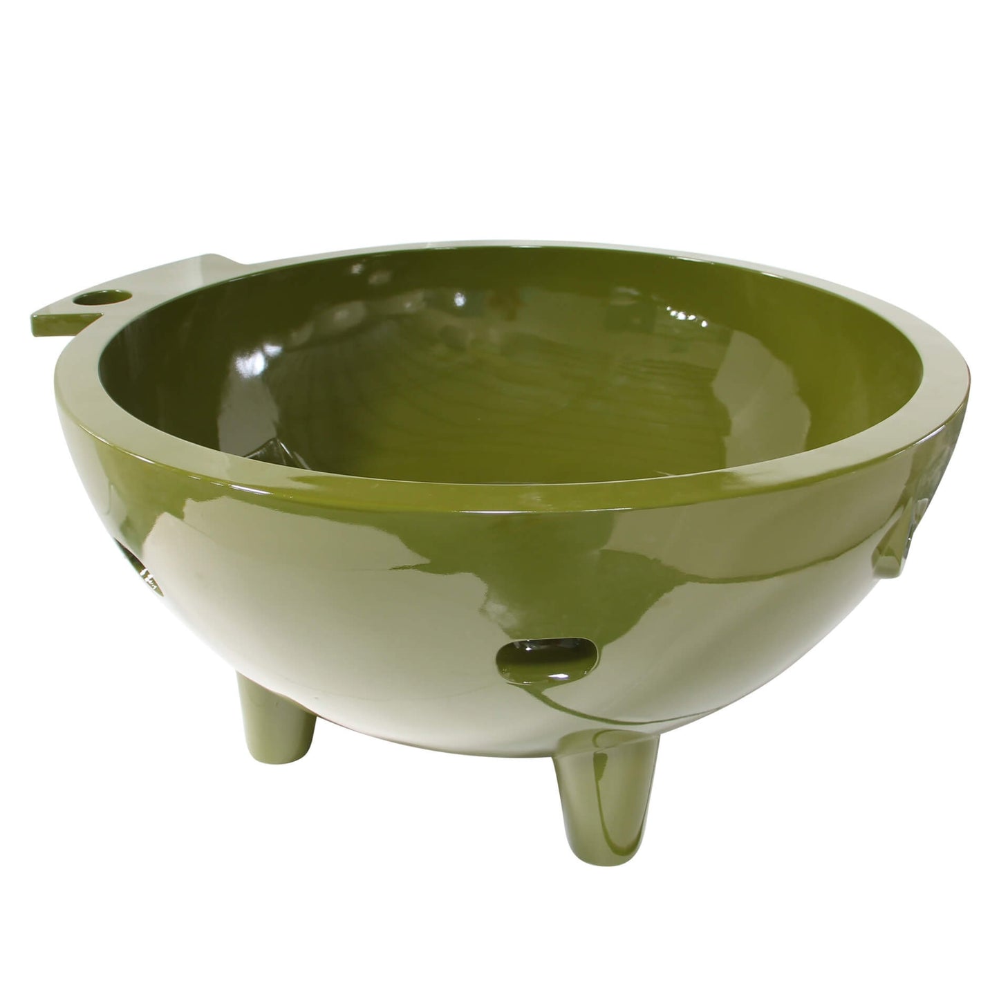 The Round Fire Burning Portable Outdoor Hot Bathtub by Eago