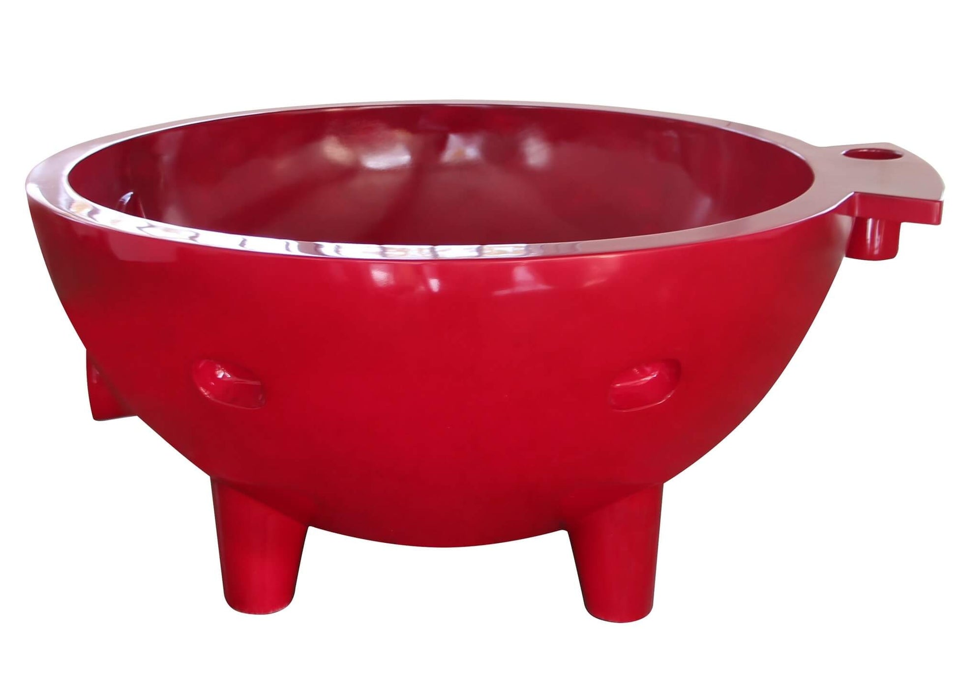 The Round Fire Burning Portable Outdoor Hot Bathtub by Eago