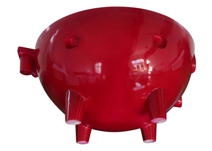 The Round Fire Burning Portable Outdoor Hot Bathtub by Eago