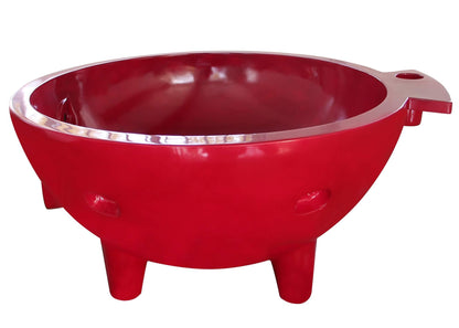 The Round Fire Burning Portable Outdoor Hot Bathtub by Eago