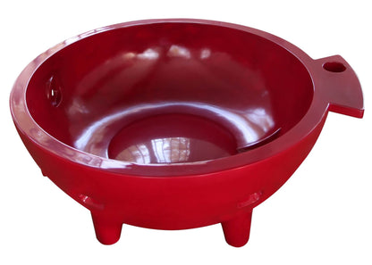 The Round Fire Burning Portable Outdoor Hot Bathtub by Eago