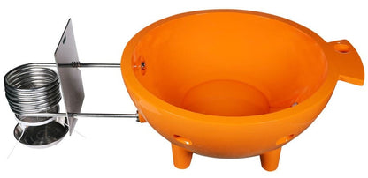 The Round Fire Burning Portable Outdoor Hot Bathtub by Eago