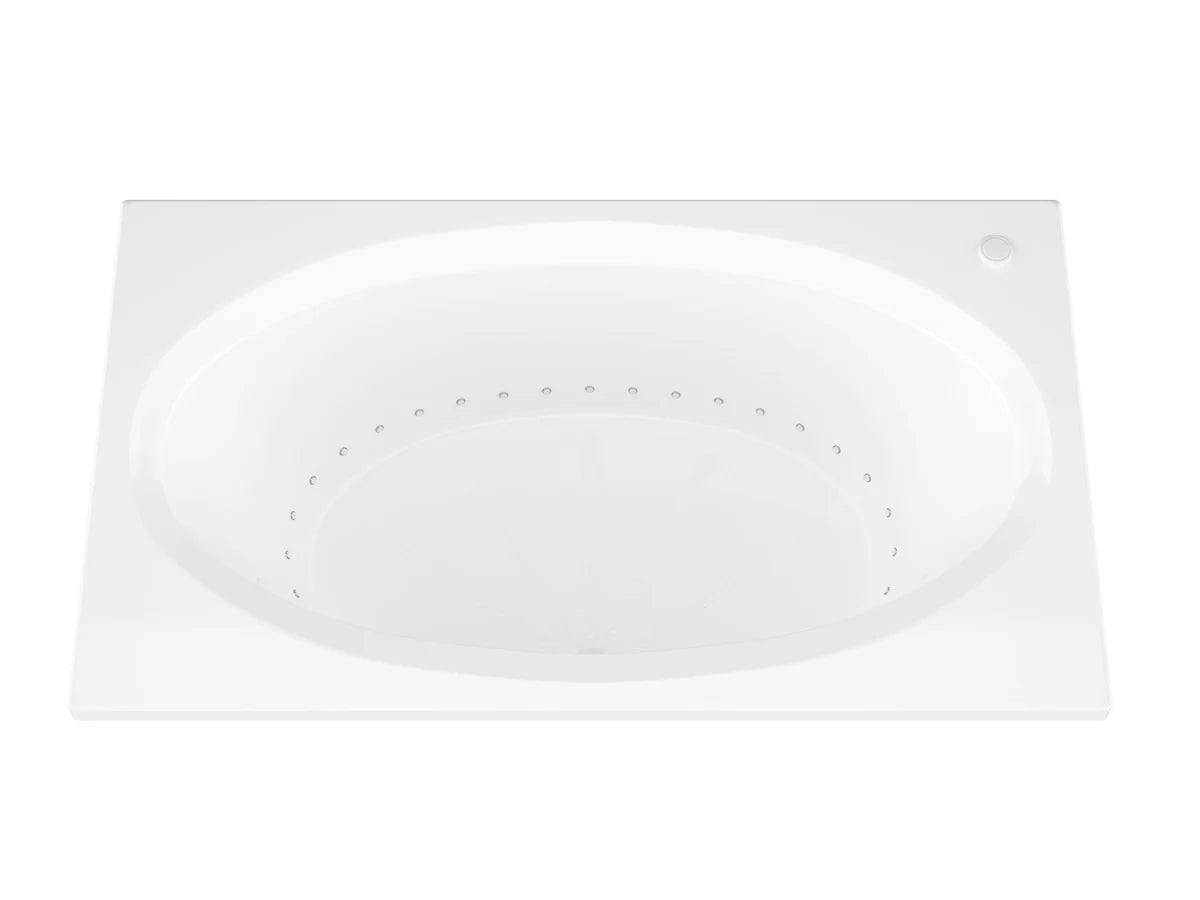 Vogue 42 x 72 Rectangular Air Jetted Bathtub with Reversible Drain