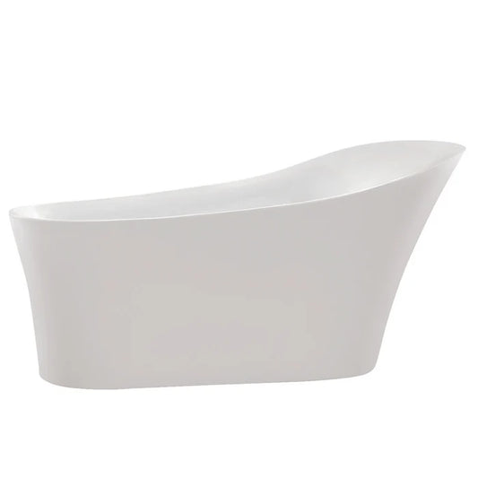 Maple Series 5.58 ft. Freestanding Bathtub in White