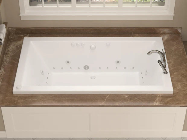 Venetian 42 x 72 Rectangular Air & Whirlpool Jetted Bathtub with Reversible Drain