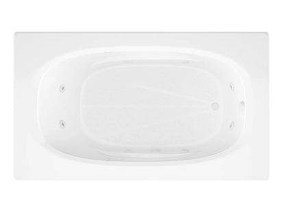 Atlantis Whirlpools Polaris 42 x 66 Rectangular Whirlpool Jetted Bathtub