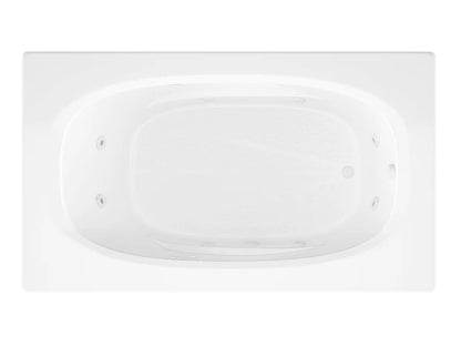 Atlantis Whirlpools Polaris 42 x 66 Rectangular Whirlpool Jetted Bathtub