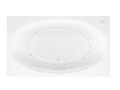 Vogue 42 x 72 Rectangular Air Jetted Bathtub with Reversible Drain