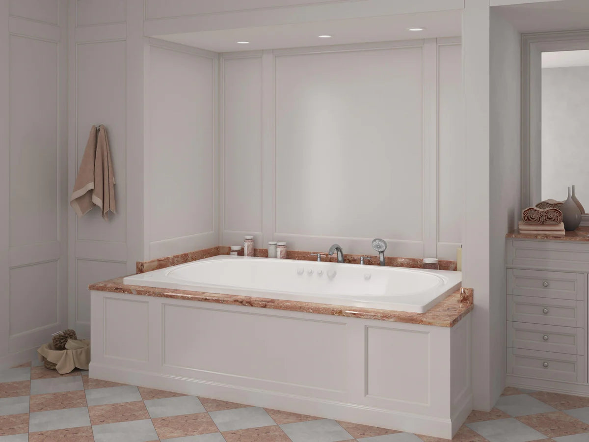 Atlantis Whirlpools Charleston 48 x 78 Rectangular Air & Whirlpool Jetted Bathtub