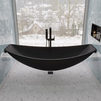79" Suspended Wall Mounted Hammock Bathtub by Alfi