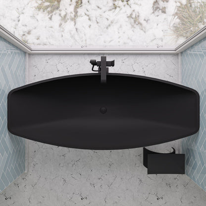 79" Suspended Wall Mounted Hammock Bathtub by Alfi