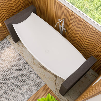 Suspended Wall Mounted Hammock Bathtub by Alfi