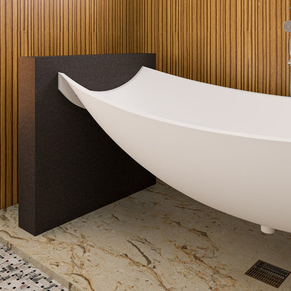 Suspended Wall Mounted Hammock Bathtub by Alfi