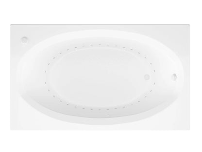 Vogue 42 x 72 Rectangular Air Jetted Bathtub with Reversible Drain