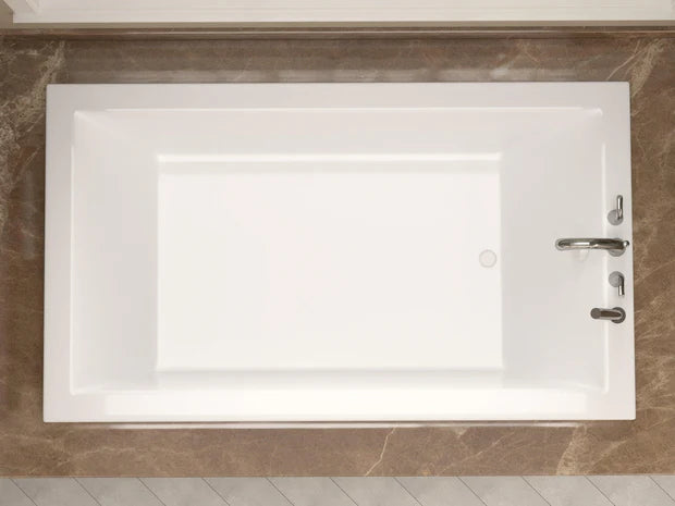 Venetian 32 x 72 Rectangular Soaking Bathtub with Reversible Drain