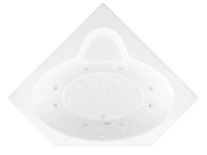 Atlantis Whirlpools Sublime 60 x 60 Corner Whirlpool Jetted Bathtub