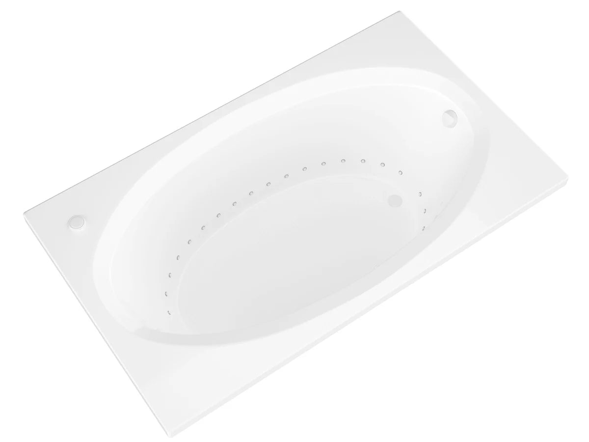 Vogue 42 x 72 Rectangular Air Jetted Bathtub with Reversible Drain