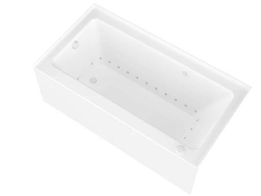 Soho 30 x 60 Front Skirted Air MassageBathtubwith Reversible Drain in Right Drain