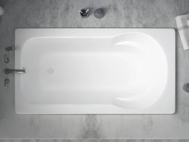 Zepher 32 x 60 Rectangular Soaking Bathtub with Reversible Drain