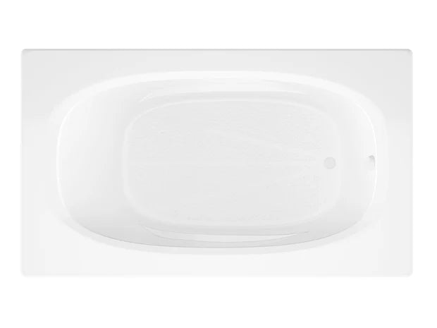 Polaris 42 x 66 Rectangular Soaking Bathtub with Reversible Drain