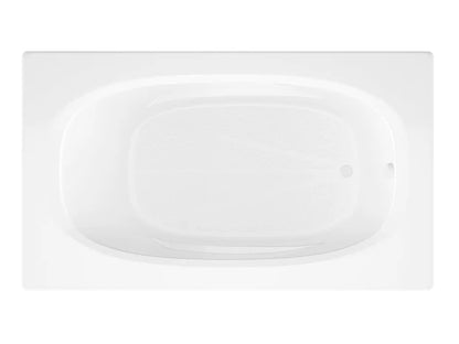 Polaris 42 x 66 Rectangular Soaking Bathtub with Reversible Drain