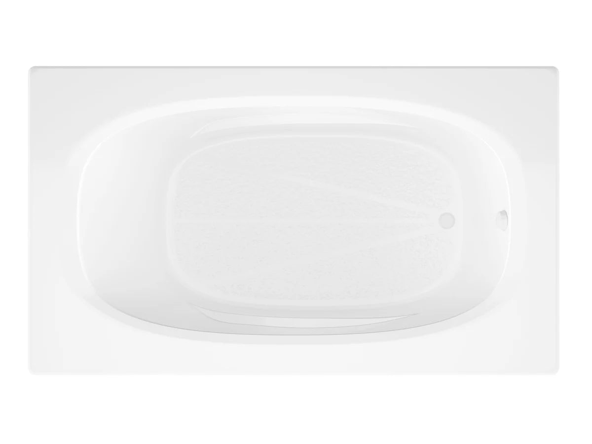 Polaris 42 x 72 Rectangular Soaking Bathtub with Reversible Drain