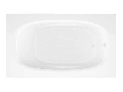 Polaris 42 x 72 Rectangular Soaking Bathtub with Reversible Drain