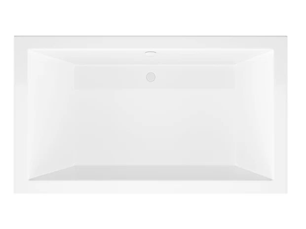 Venetian 42 x 72 Rectangular Soaking Bathtub with Reversible Drain