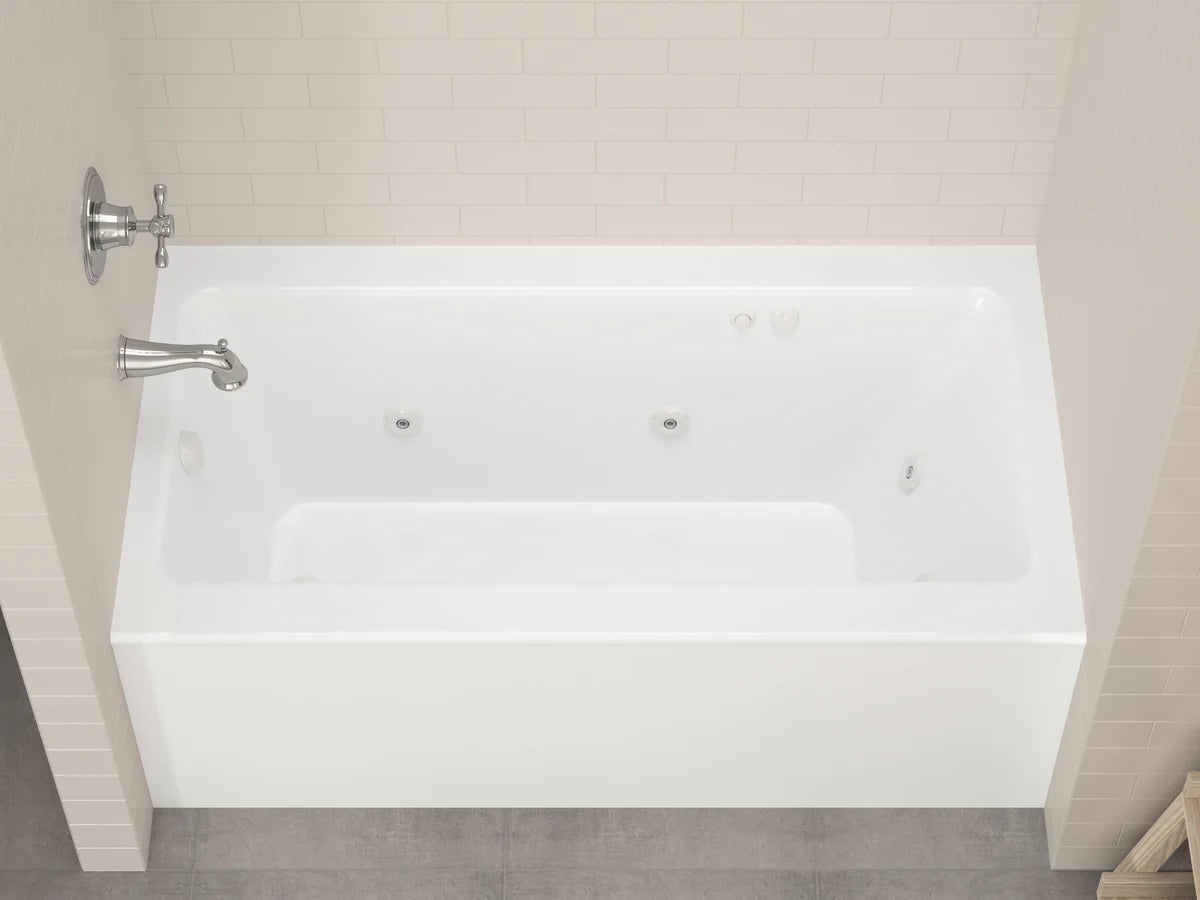 Atlantis Whirlpools Soho 32 x 60 Front Skirted Whirlpool Tub with Left Drain