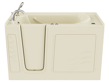 Coupe Series 30 in. x 60 in. Left Drain Quick Fill Walk-In Air Tub in Biscuit